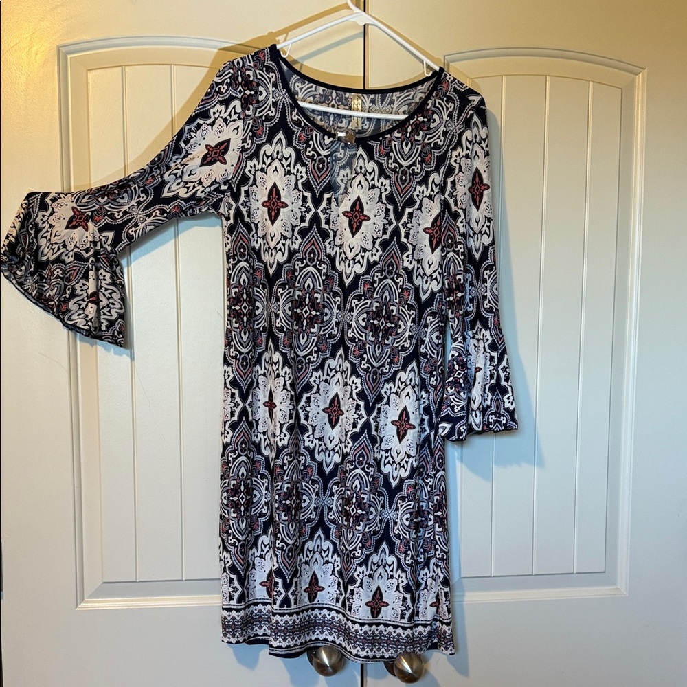 Bohemian Cold Shoulder Dress